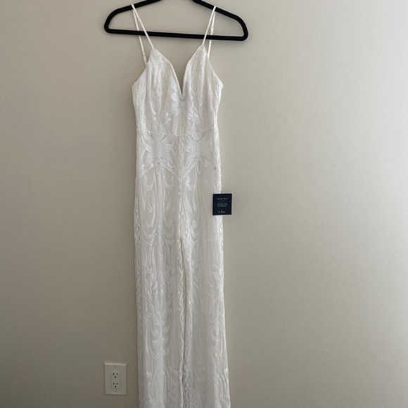 Lulu’s white sequin jumper - Picture 2 of 3